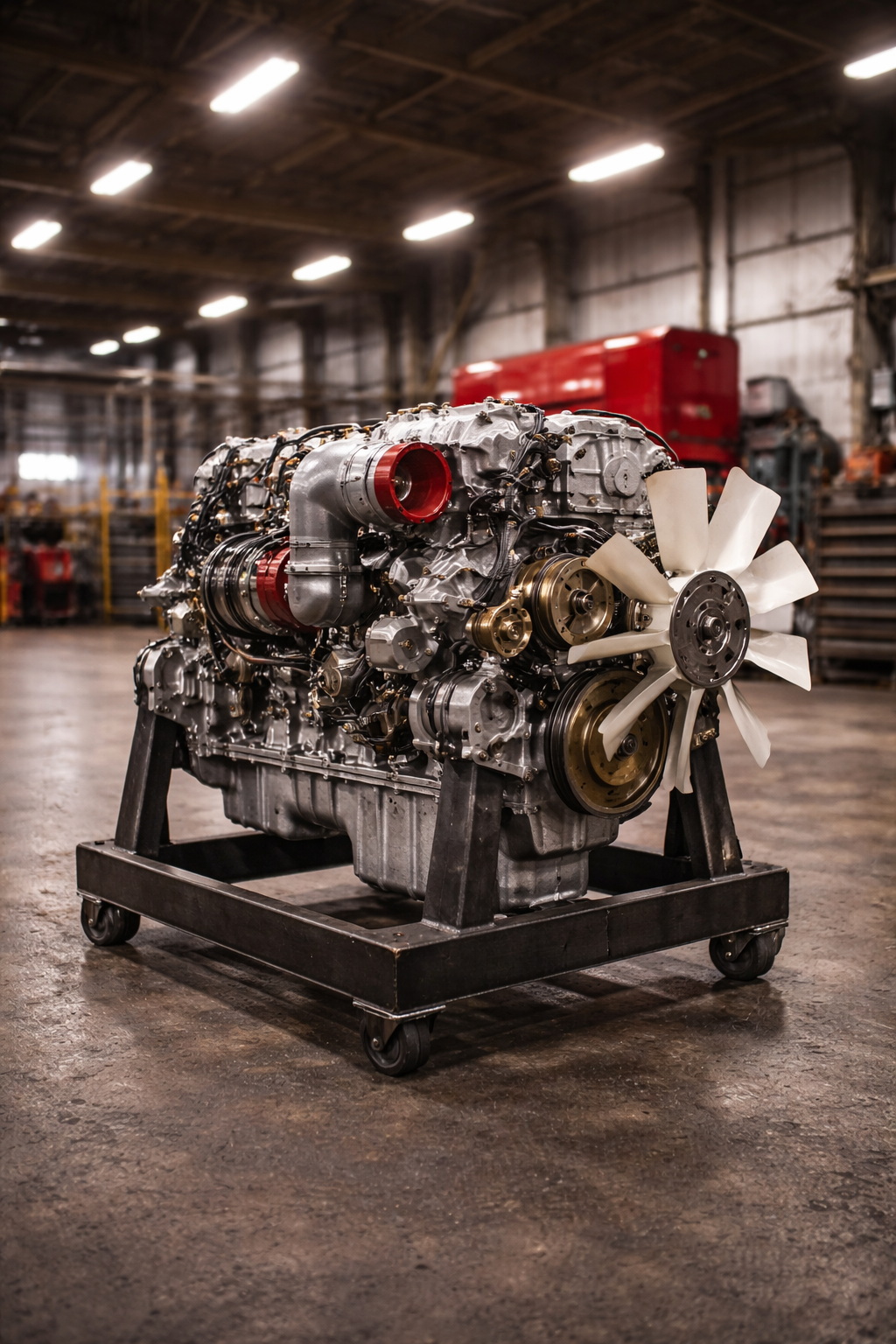Major diesel engine repair and replacement